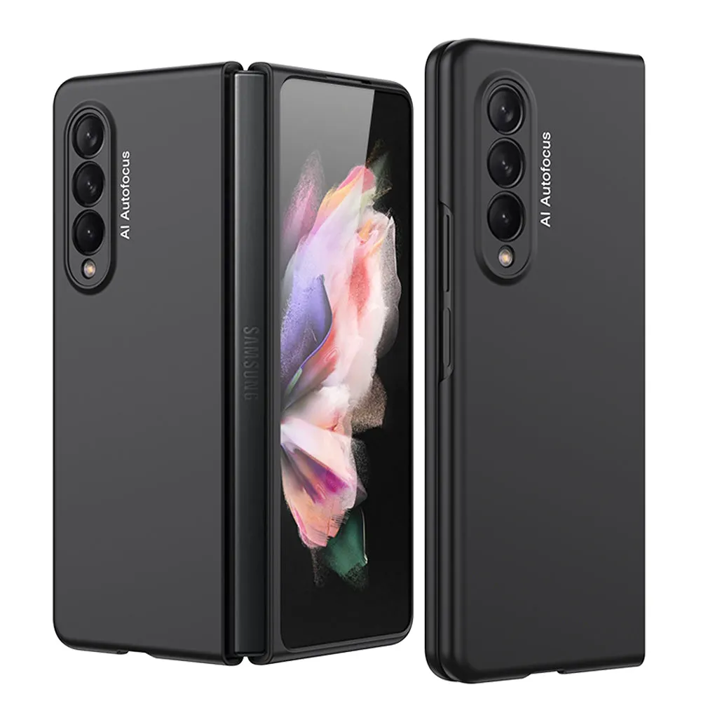 Case For Samsung Galaxy Z Fold 3 5G Cover Slim Shockproof Protection Matte Plastic Hard For Samsung Z Fold3 5G Case