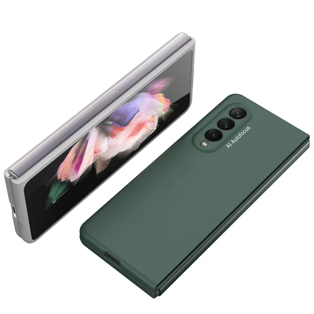 Case For Samsung Galaxy Z Fold 3 5G Cover Slim Shockproof Protection Matte Plastic Hard For Samsung Z Fold3 5G Case