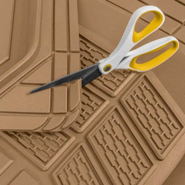 CAT Deep Dish Pro Mats 4 Pcs Beige Pvc