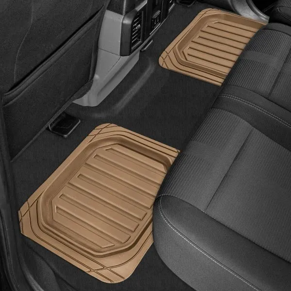 CAT Deep Dish Pro Mats 4 Pcs Beige Pvc