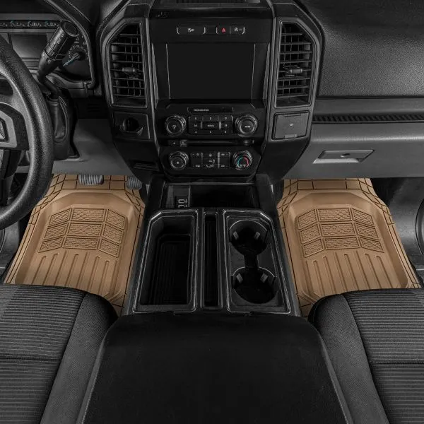 CAT Deep Dish Pro Mats 4 Pcs Beige Pvc