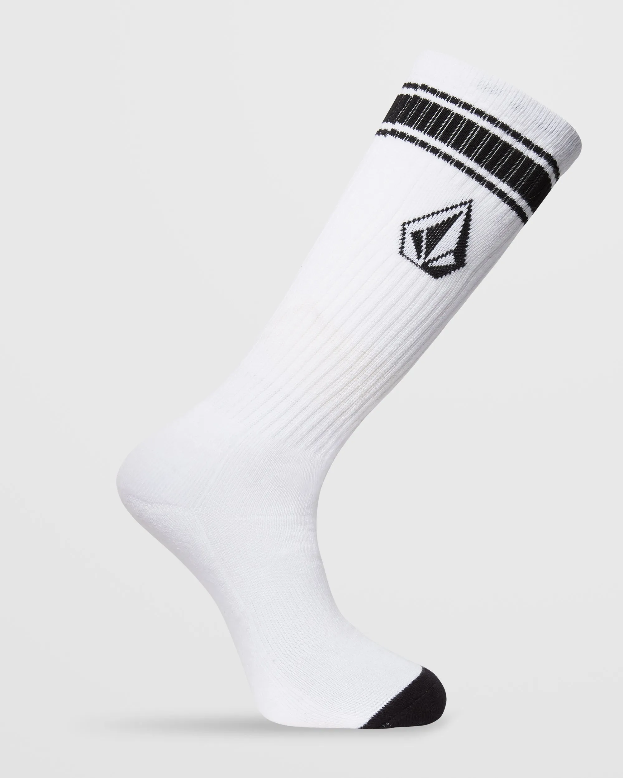 Chaussettes High Stripe - WHITE