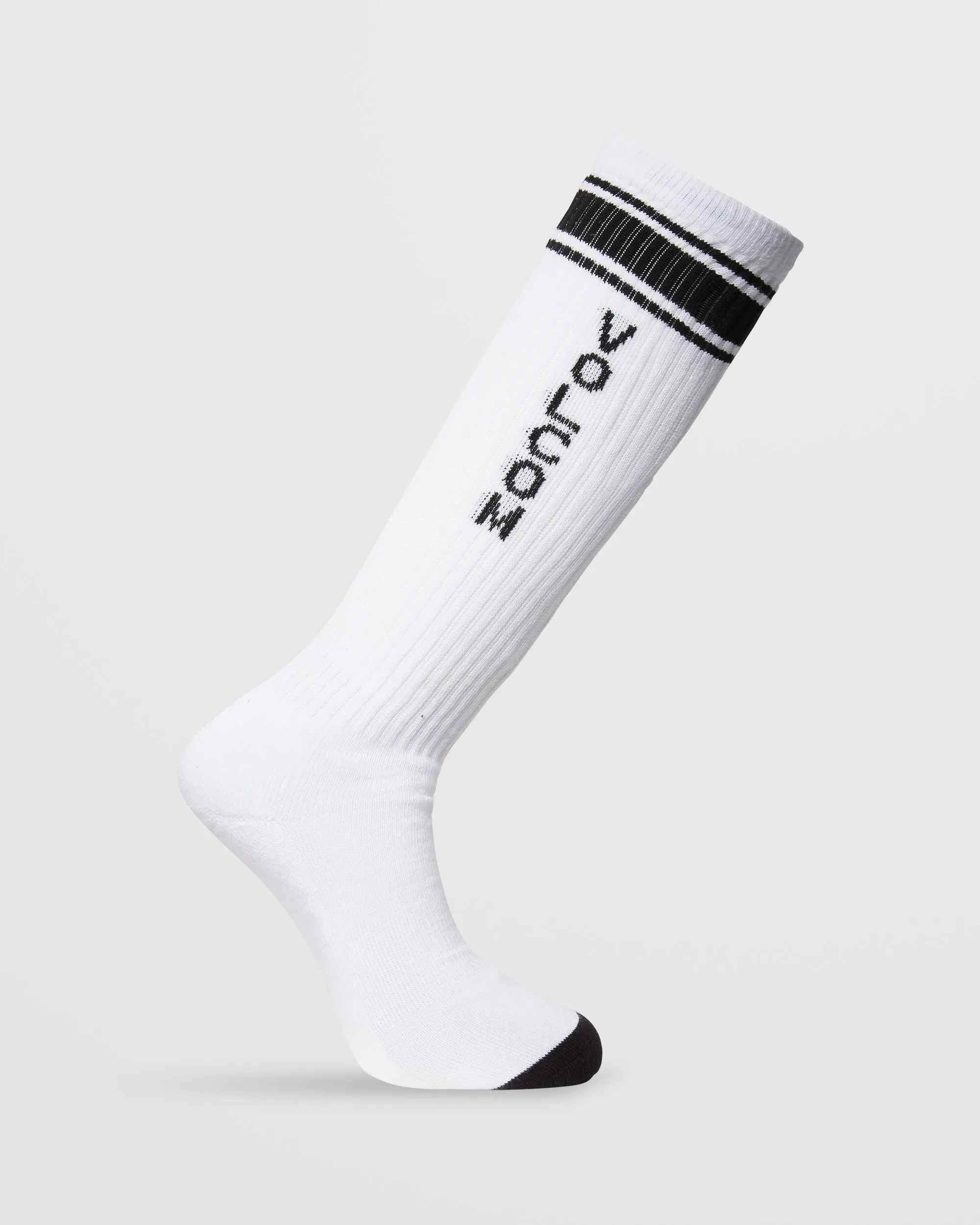 Chaussettes High Stripe - WHITE
