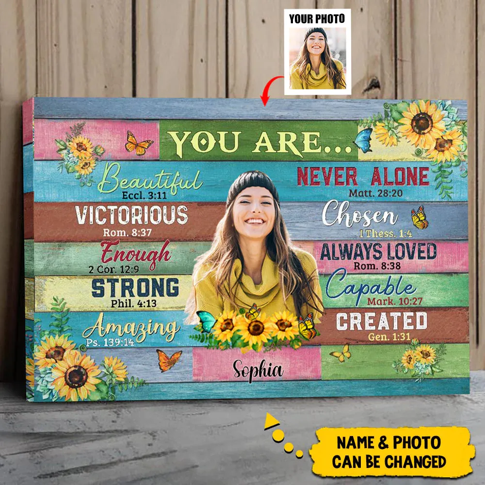 Christianartbag Home Decor, You are Beautiful Eccl. 3:11 Wall Decor Personalized Poster, Personalized Poster, Personalized Gift, CABDC01140923.