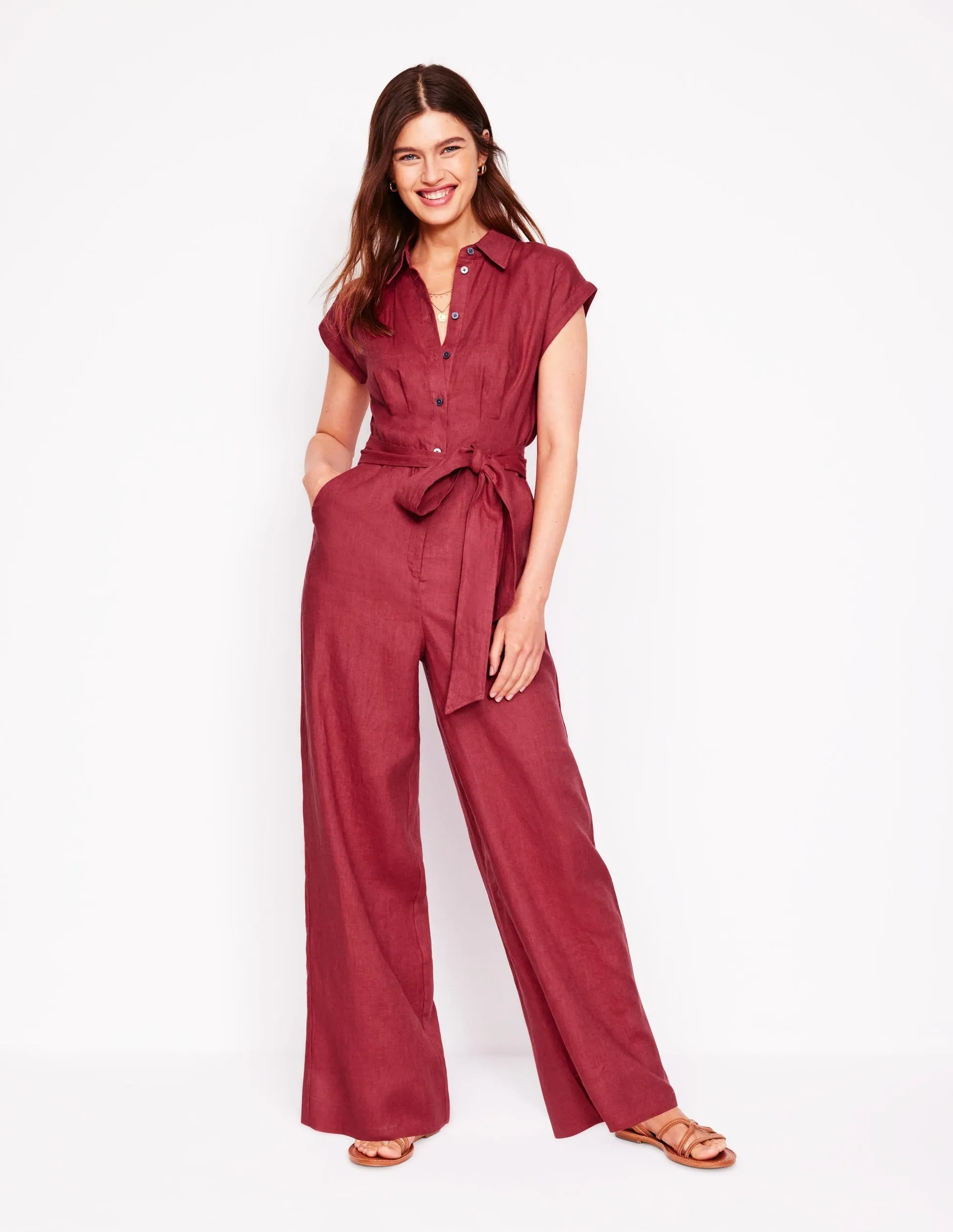 Colette Linen Jumpsuit