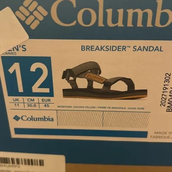 Columbia Men's Breaksider Sandal Sport size 12