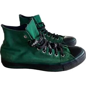 Converse || Green and Black night tops sneaker shoe Size 10