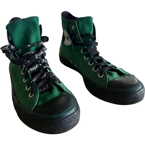 Converse || Green and Black night tops sneaker shoe Size 10