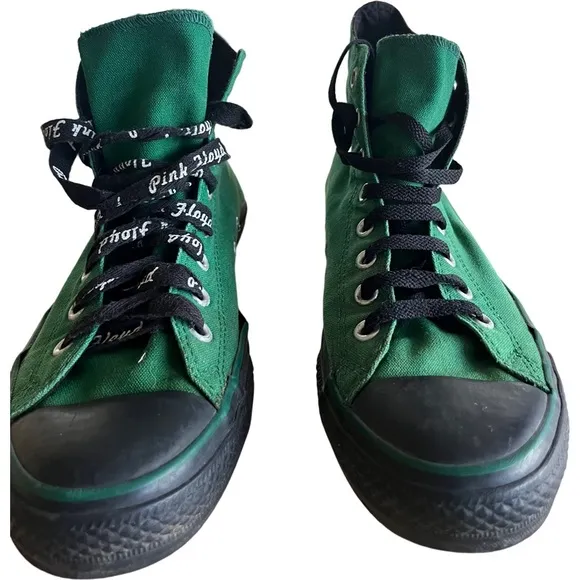 Converse || Green and Black night tops sneaker shoe Size 10