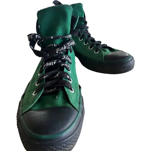 Converse || Green and Black night tops sneaker shoe Size 10