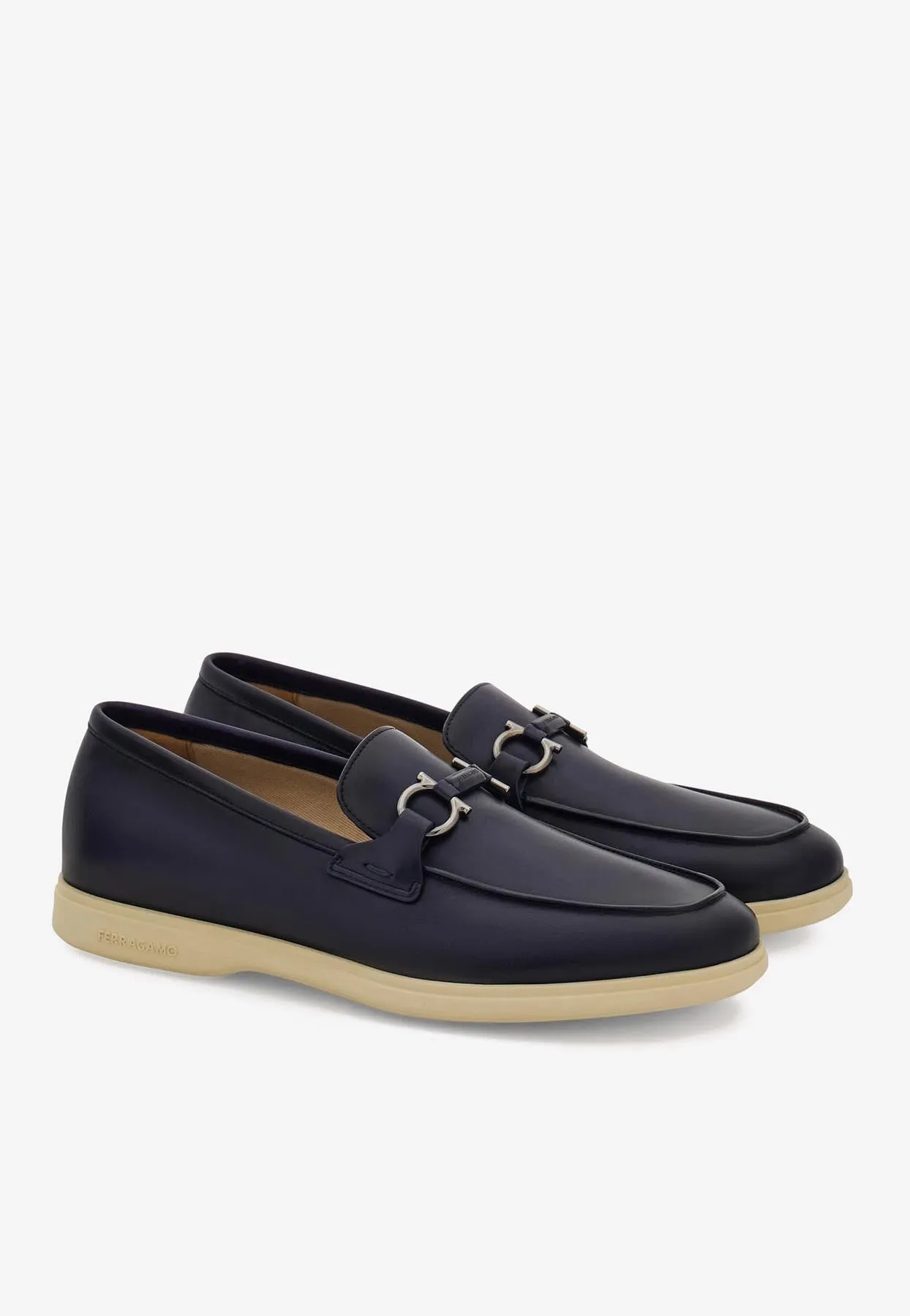 Cosimo Gancini Leather Loafers