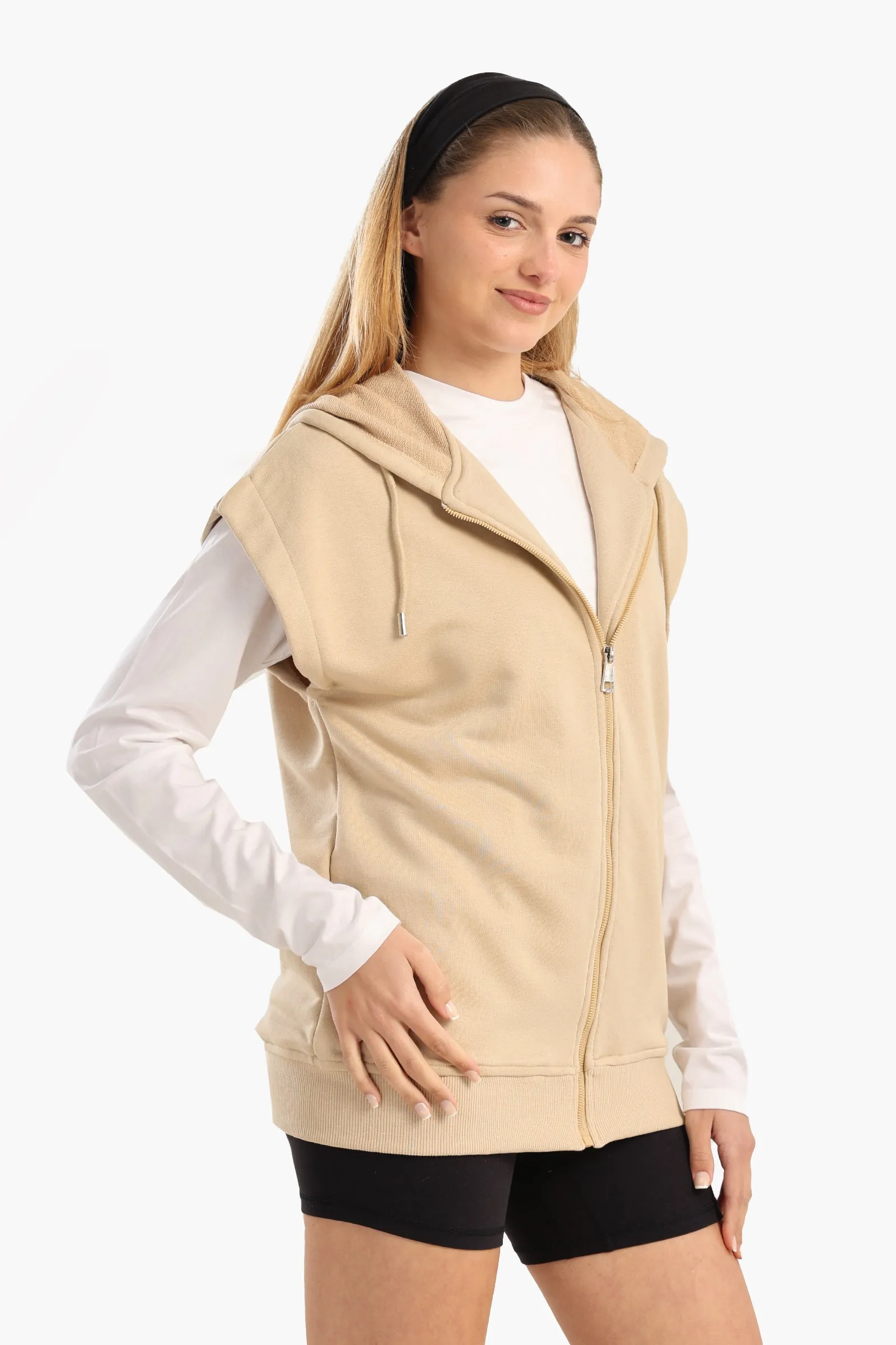 Cotton Blend Lounge Hoodie