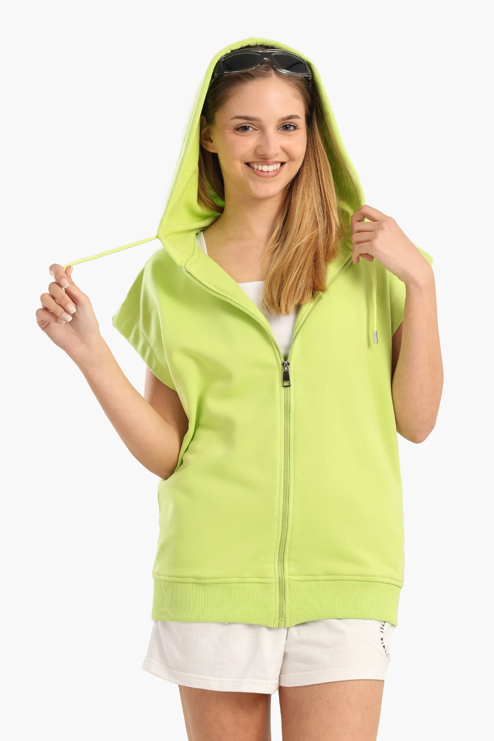 Cotton Blend Lounge Hoodie