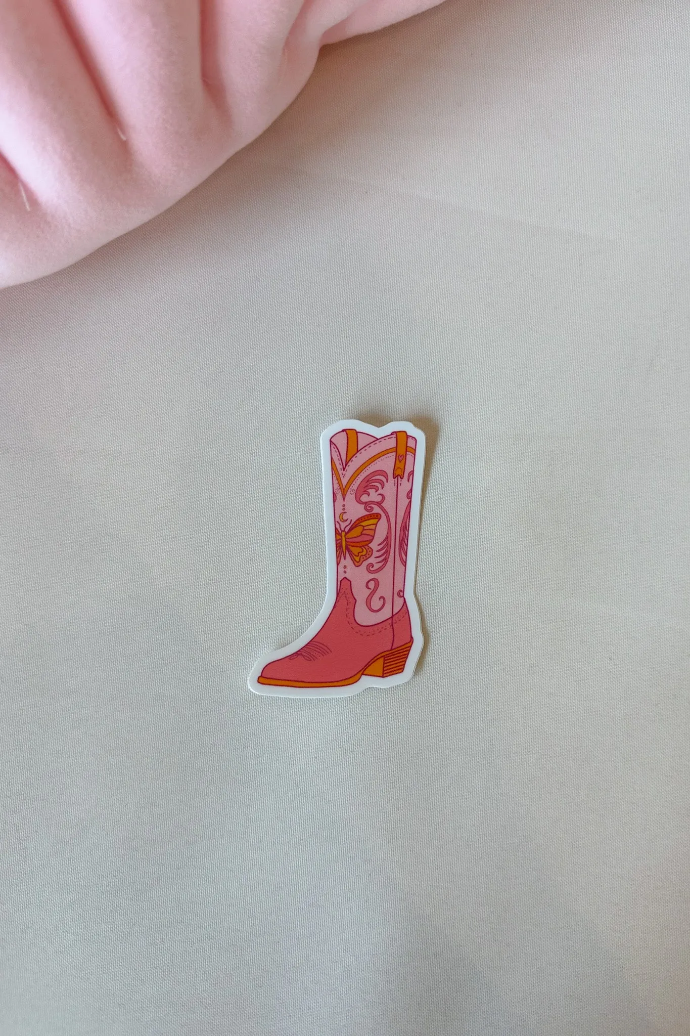 Cowgirl Boot Sticker