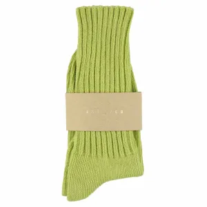 Crew Socks - Green Banana