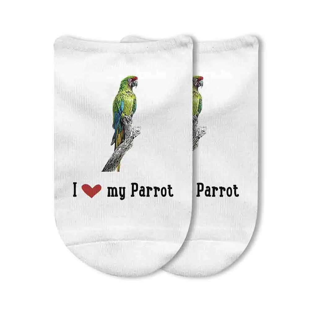 Custom I Love My (Your Text) Photo Socks