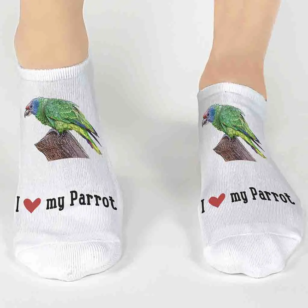 Custom I Love My (Your Text) Photo Socks
