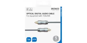 Deltaco Optical Digital Audio Cable