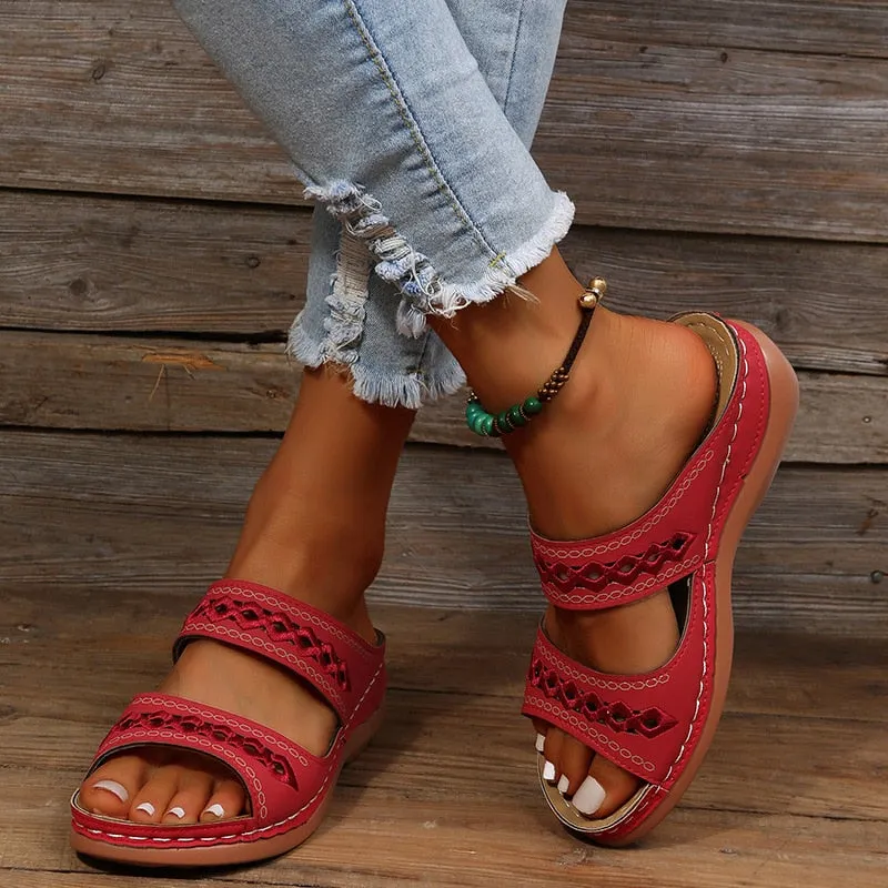 Doris | Retro Orthopedic Sandals for Women – Ultra-Light Comfort & Stylish Support