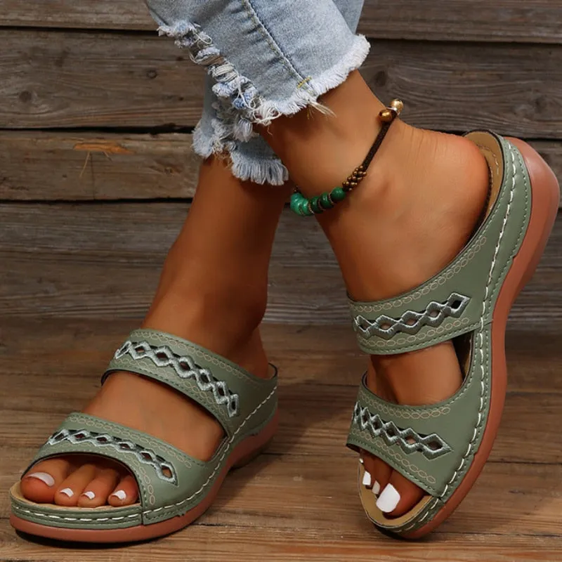 Doris | Retro Orthopedic Sandals for Women – Ultra-Light Comfort & Stylish Support