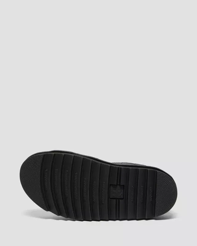 Dr Martens Voss II Hydro Leather Sandals Black