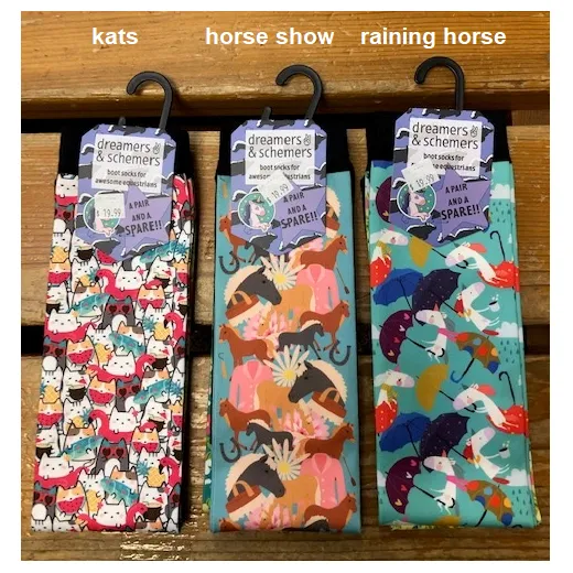Dreamers & Schemers Riding Boot Socks