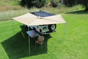 Eezi-Awn Bat 270 Awning Freestanding Left Side Mount Beige - Black Friday Sale