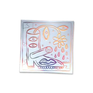 Emotional Boot HOLOGRAM STICKER