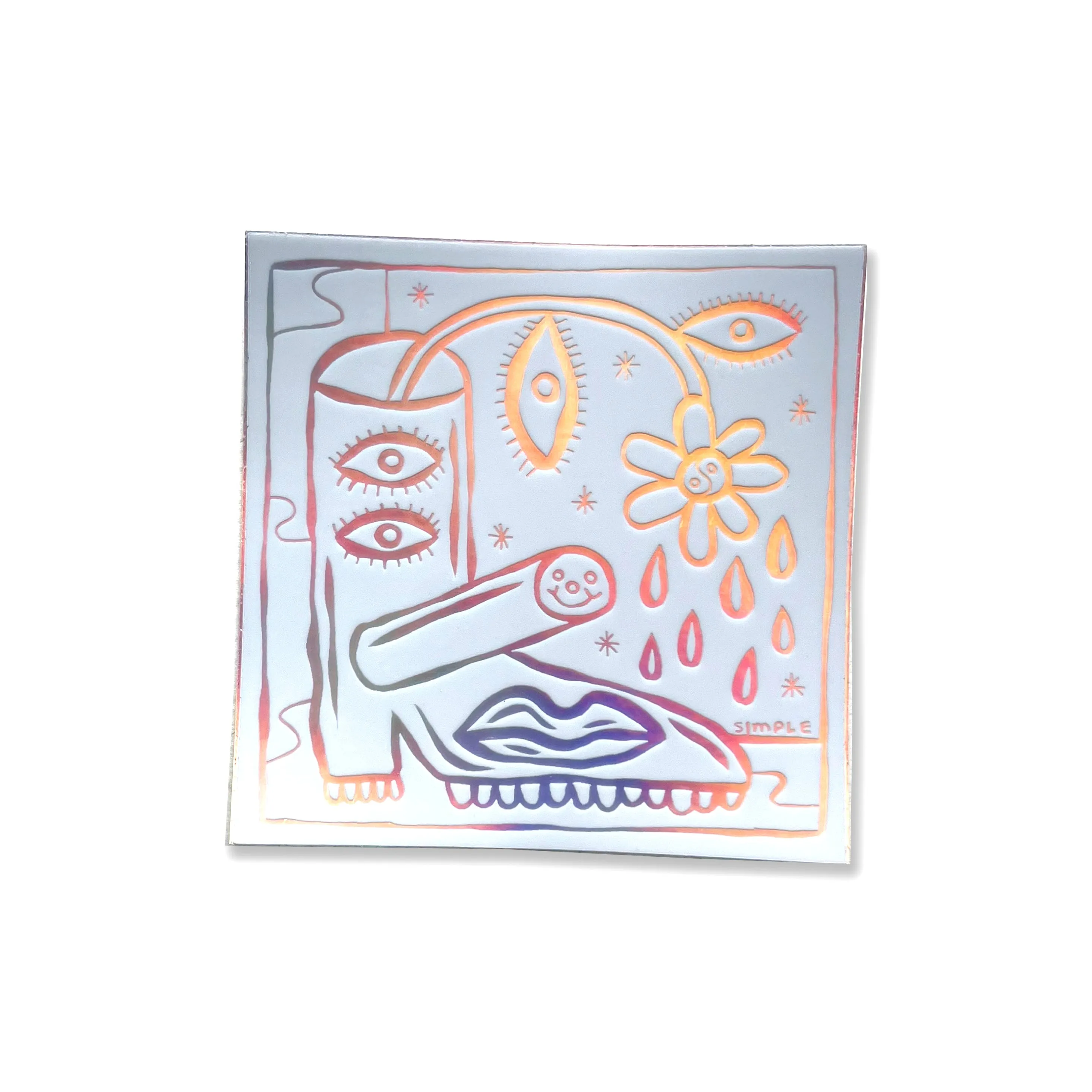 Emotional Boot HOLOGRAM STICKER