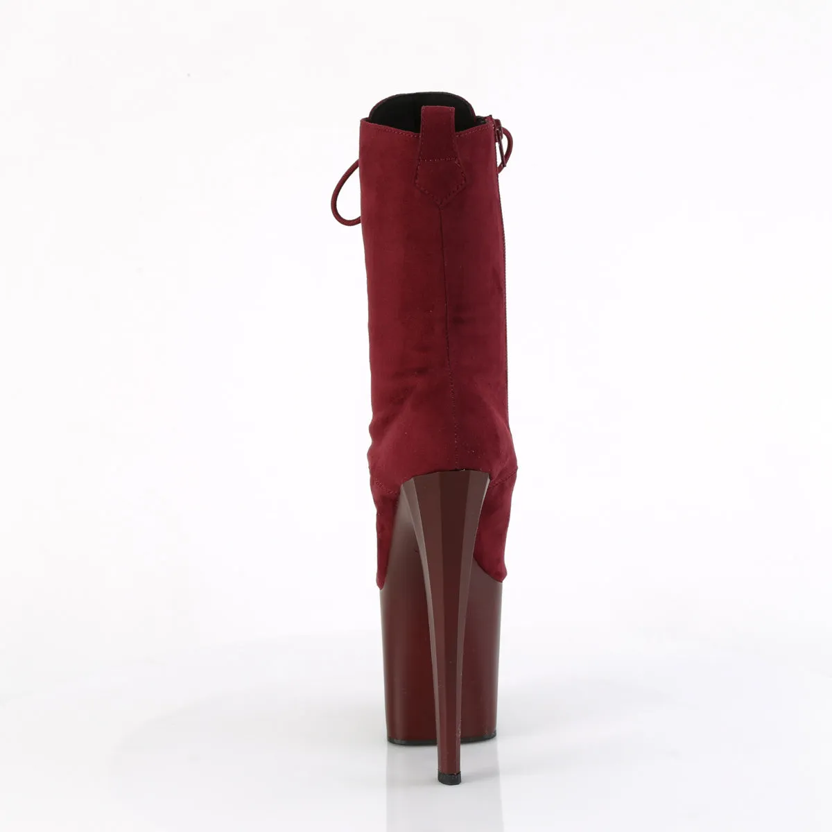 ENCHANT-1040  Burgundy Faux Suede/Burgundy Matte
