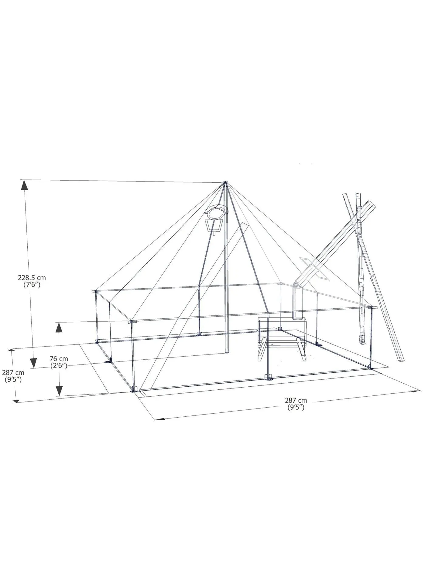 Esker Classic 2 10x10 Winter Hot Tent