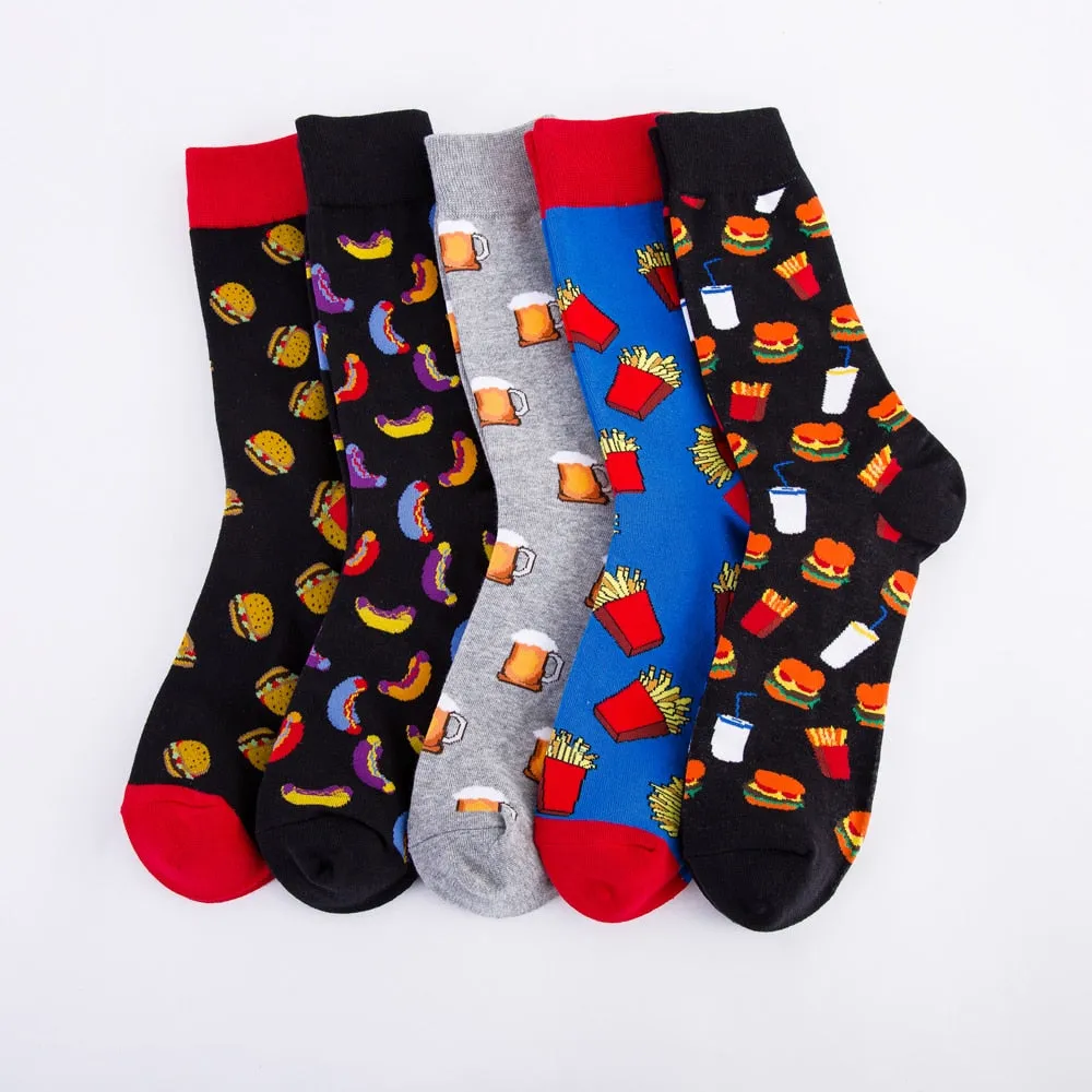 Fast Food Funny Socks