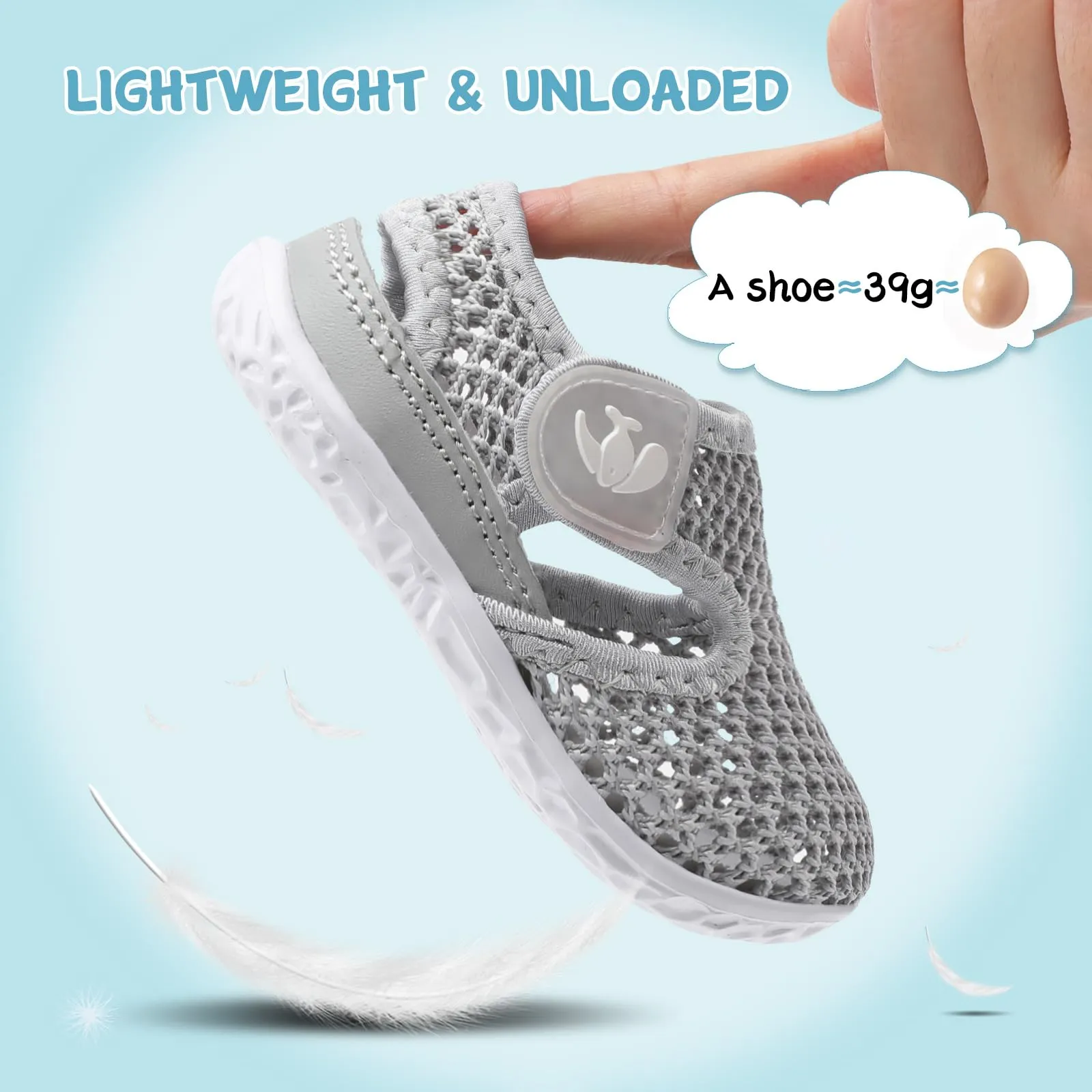 FEETCITY Baby Slippers Girl Boys Sandals Summer Crib Shoes Infant Girls Flats First Walker Shoes 0-6 Months