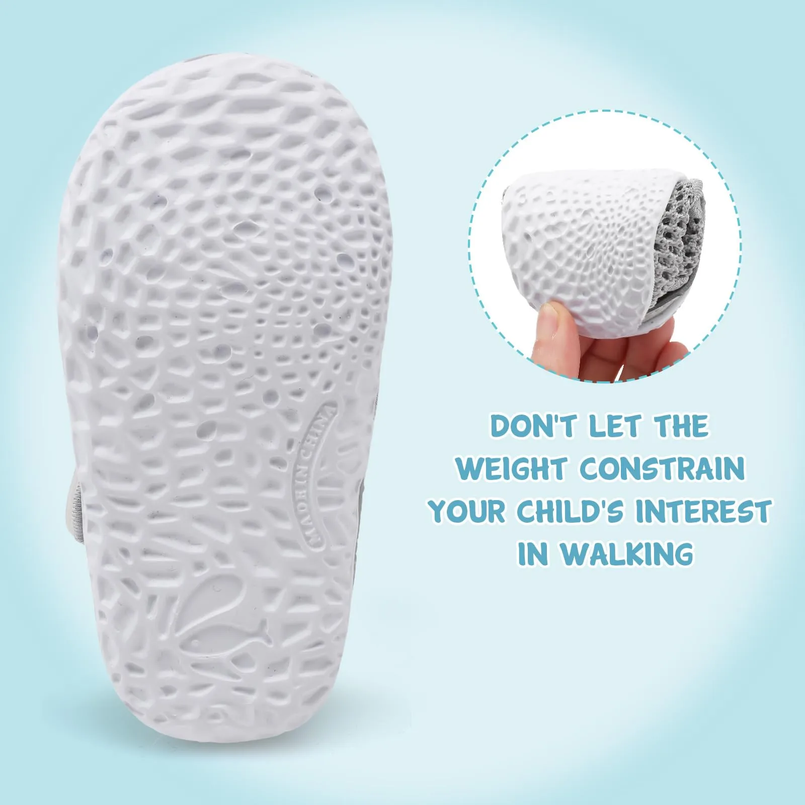 FEETCITY Baby Slippers Girl Boys Sandals Summer Crib Shoes Infant Girls Flats First Walker Shoes 0-6 Months