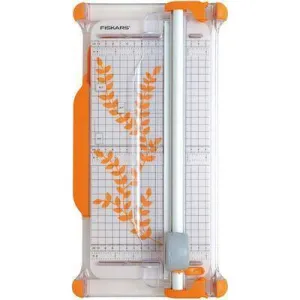 Fiskars A4 Guillotine Rotary Cutter & Ruler Paper/Card Trimmer Acute/Precision - F9908