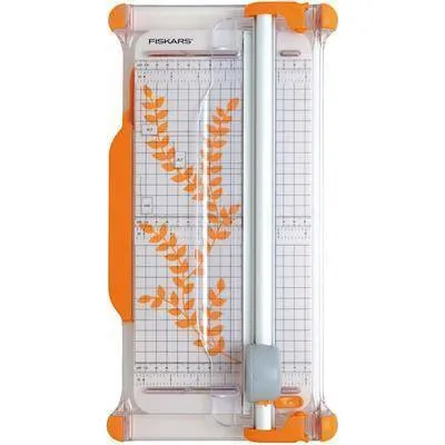Fiskars A4 Guillotine Rotary Cutter & Ruler Paper/Card Trimmer Acute/Precision - F9908