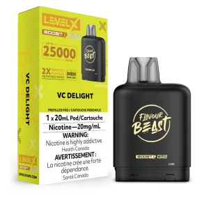 Flavour Beast Level X BOOST G2 Pods 20mL - VC DELIGHT