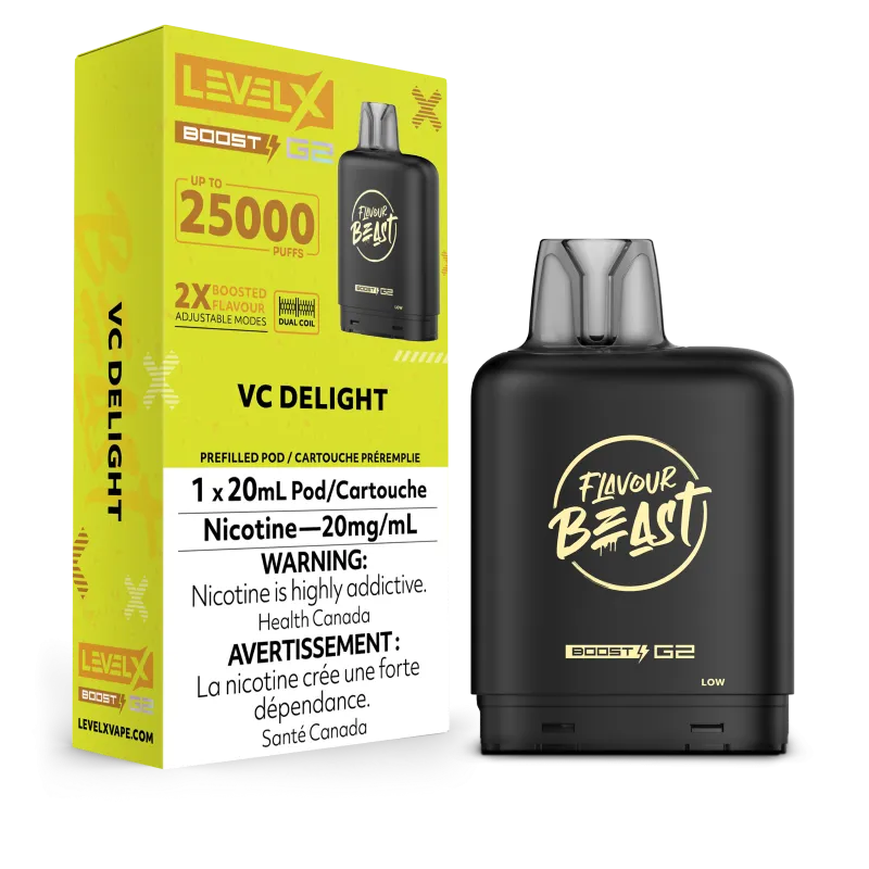Flavour Beast Level X BOOST G2 Pods 20mL - VC DELIGHT