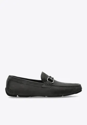 Front 4 Gancini Buckle Loafers