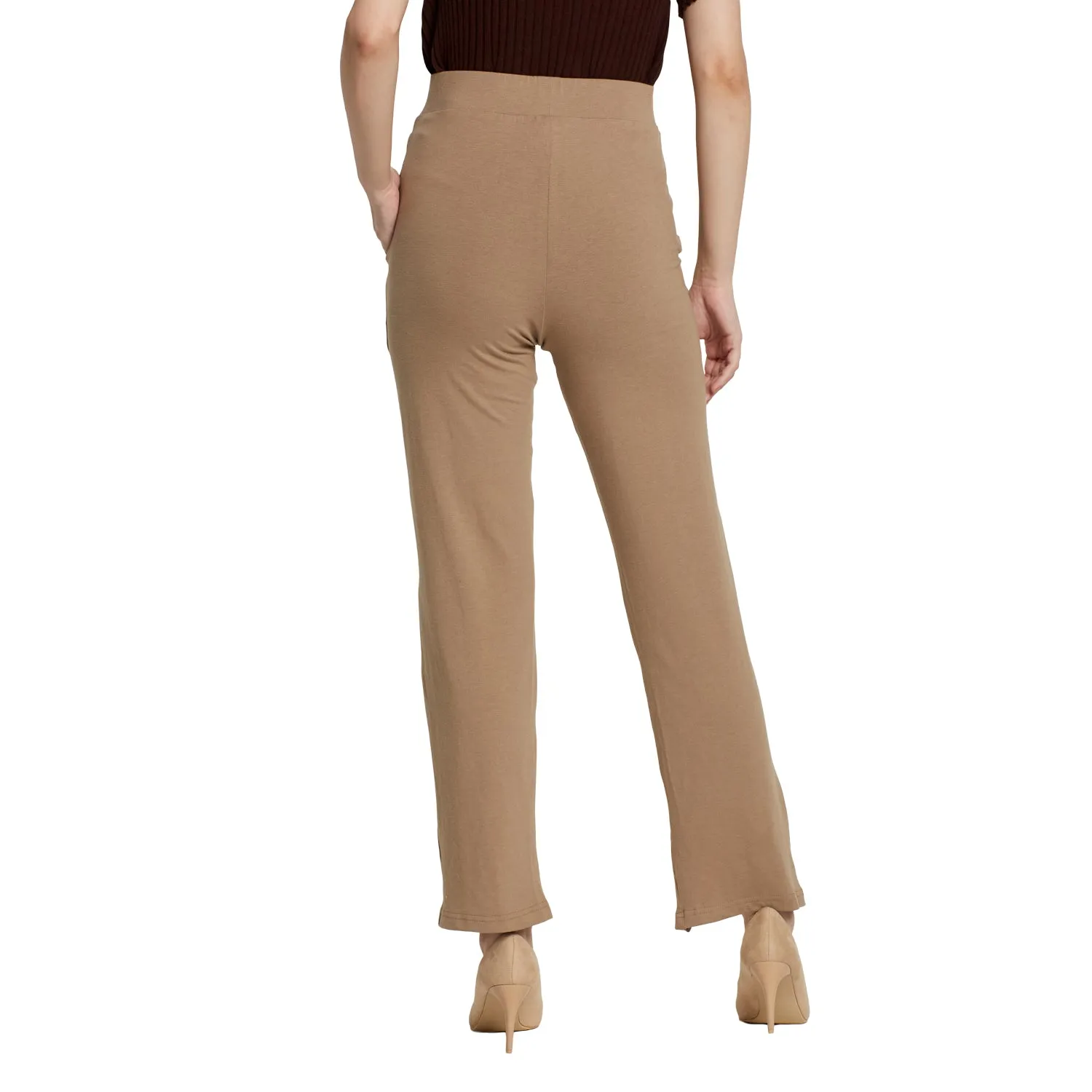 FRONT SLIT STRAIGHT FIT PANT
