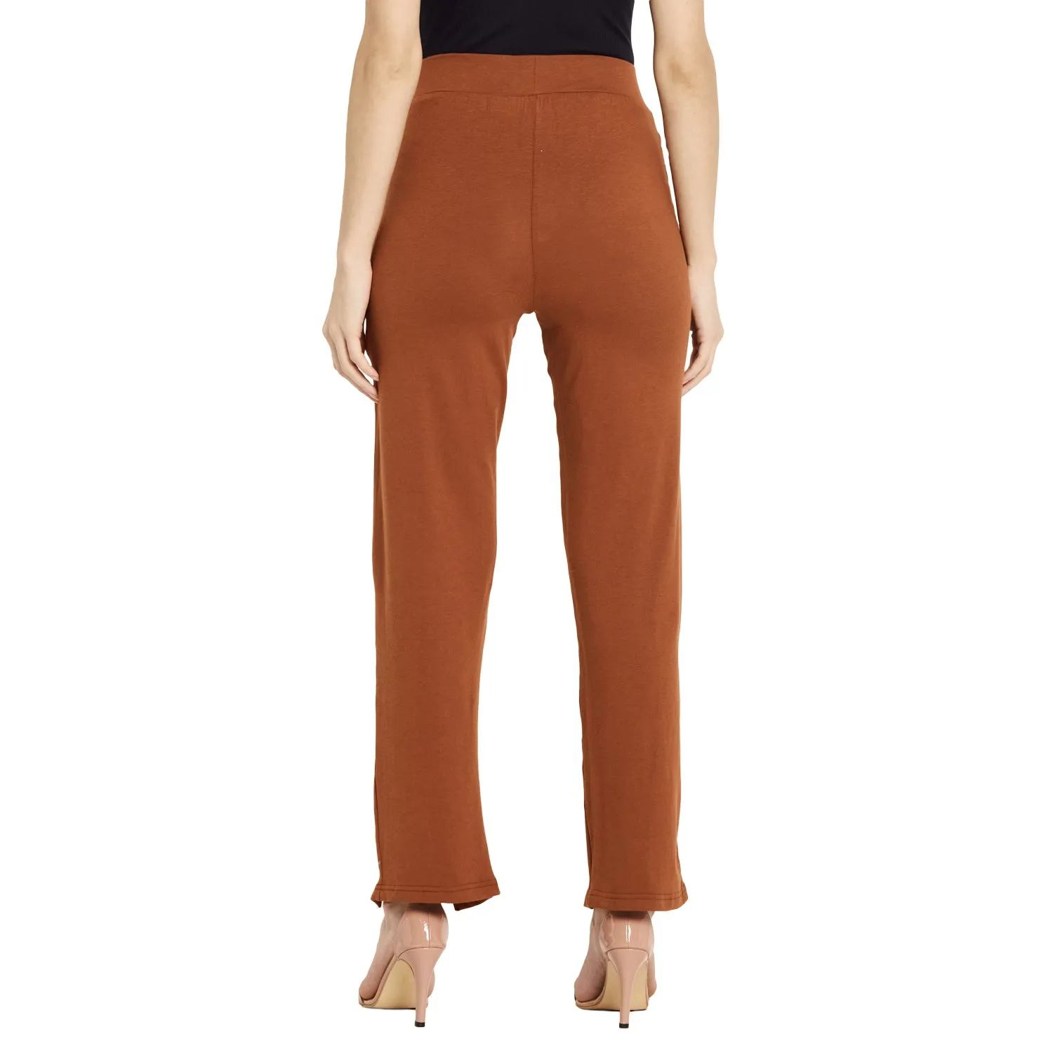 FRONT SLIT STRAIGHT FIT PANT
