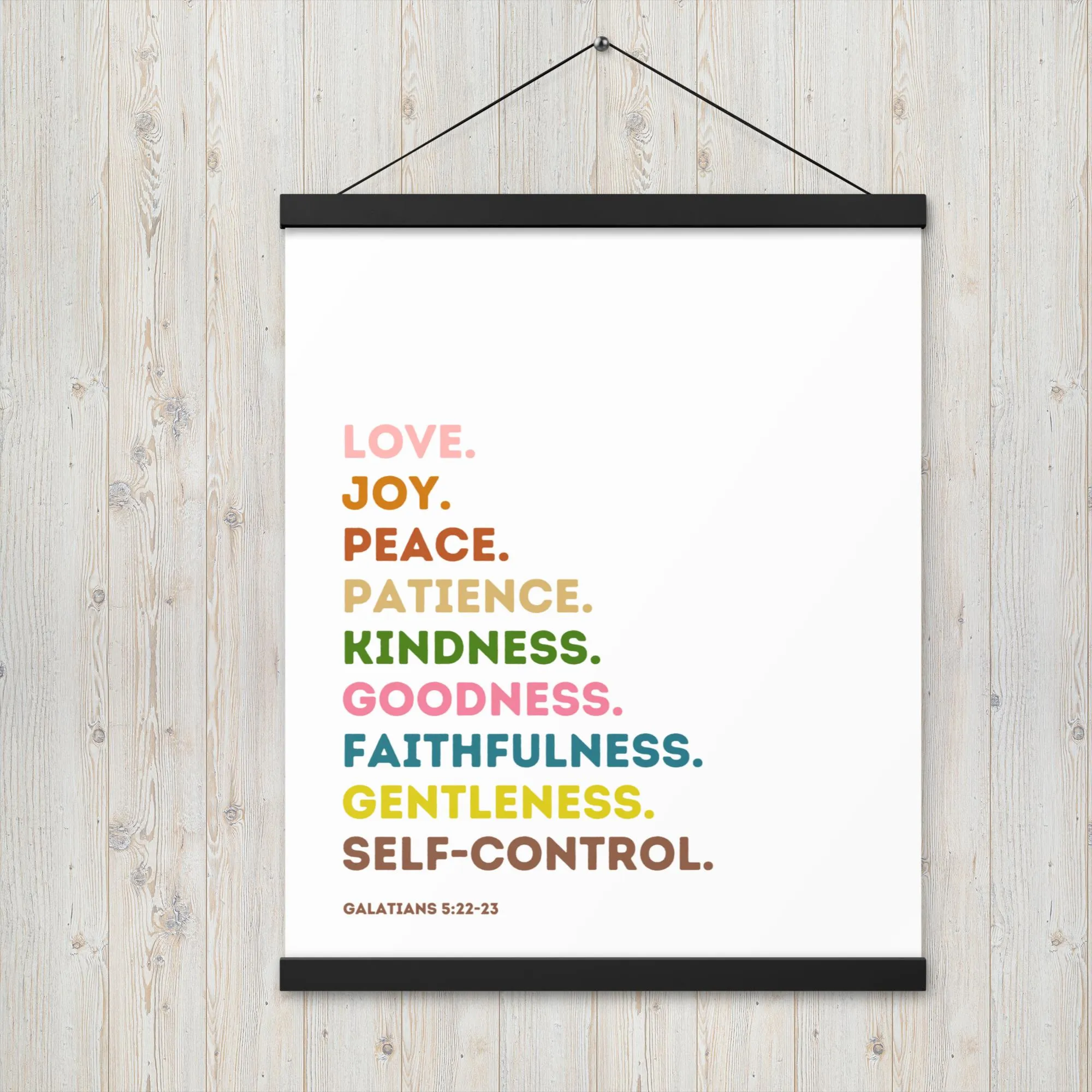 Fruit Of The Spirit | Canvas Wall Art | Kitchen Wall Decor | Christian Wall Decor | Bible Verse Wall Art