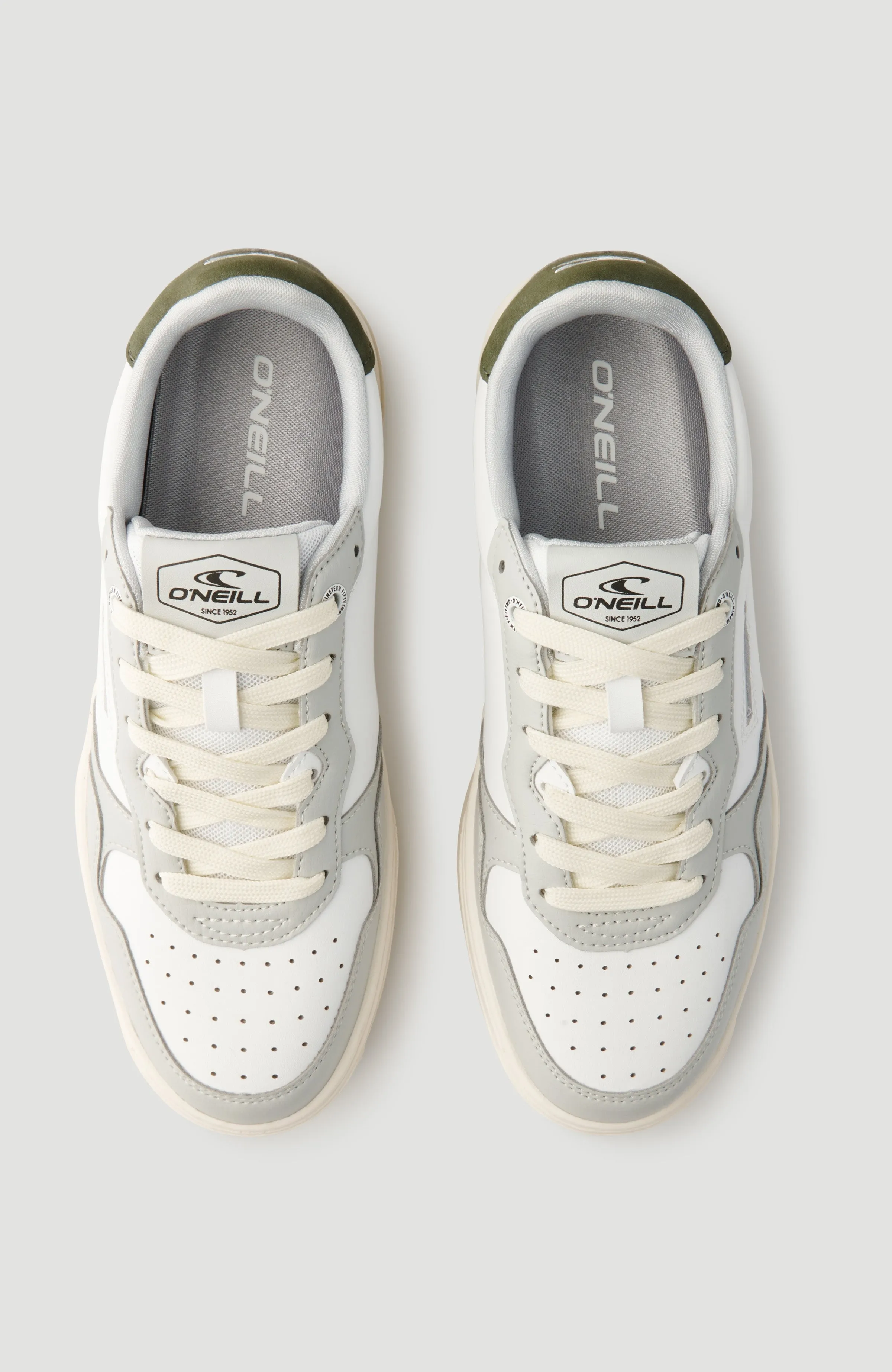 GALVESTON LOW Sneaker | Cool Grey/ White