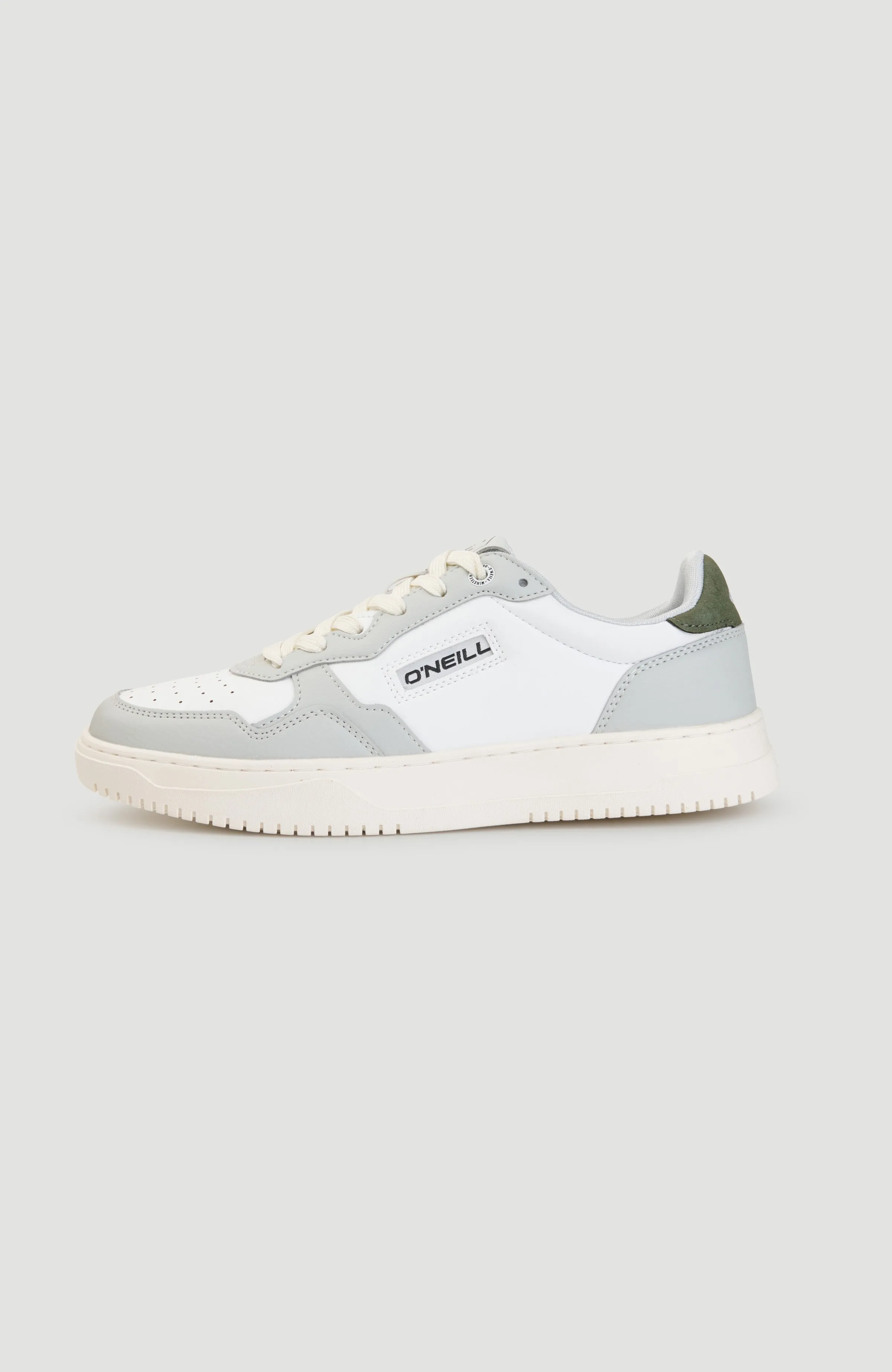 GALVESTON LOW Sneaker | Cool Grey/ White