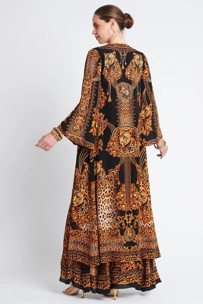 GOLDEN LADY WRAP DRESS