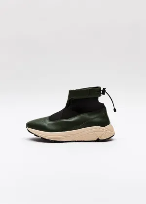 Guillermo Bravo "La Pola" High-Top Cream and Green