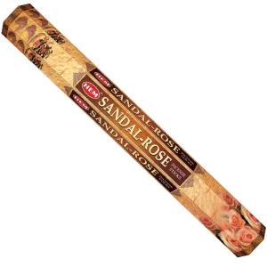 HEM - Hexagon - Sandal Rose Incense Sticks