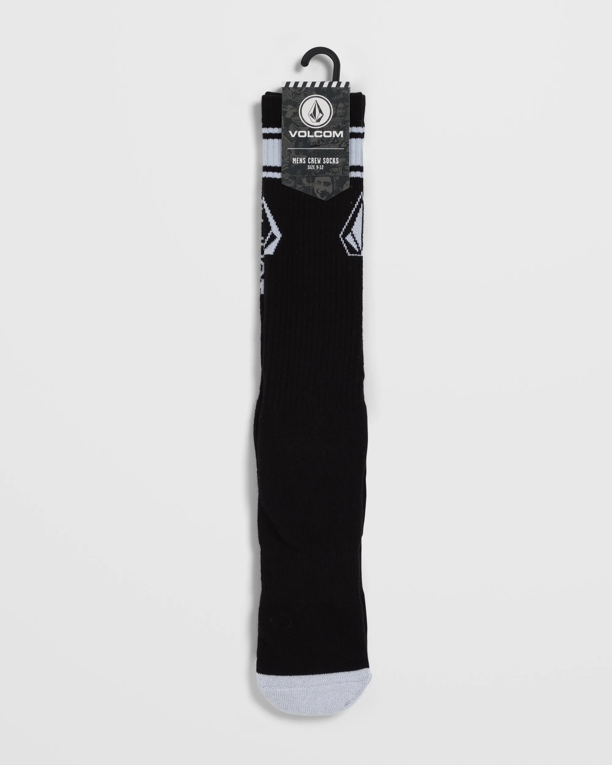 High Stripe Socken - BLACK