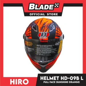 HIRO Helmet HD-09B Sunshine Orange (Full face)