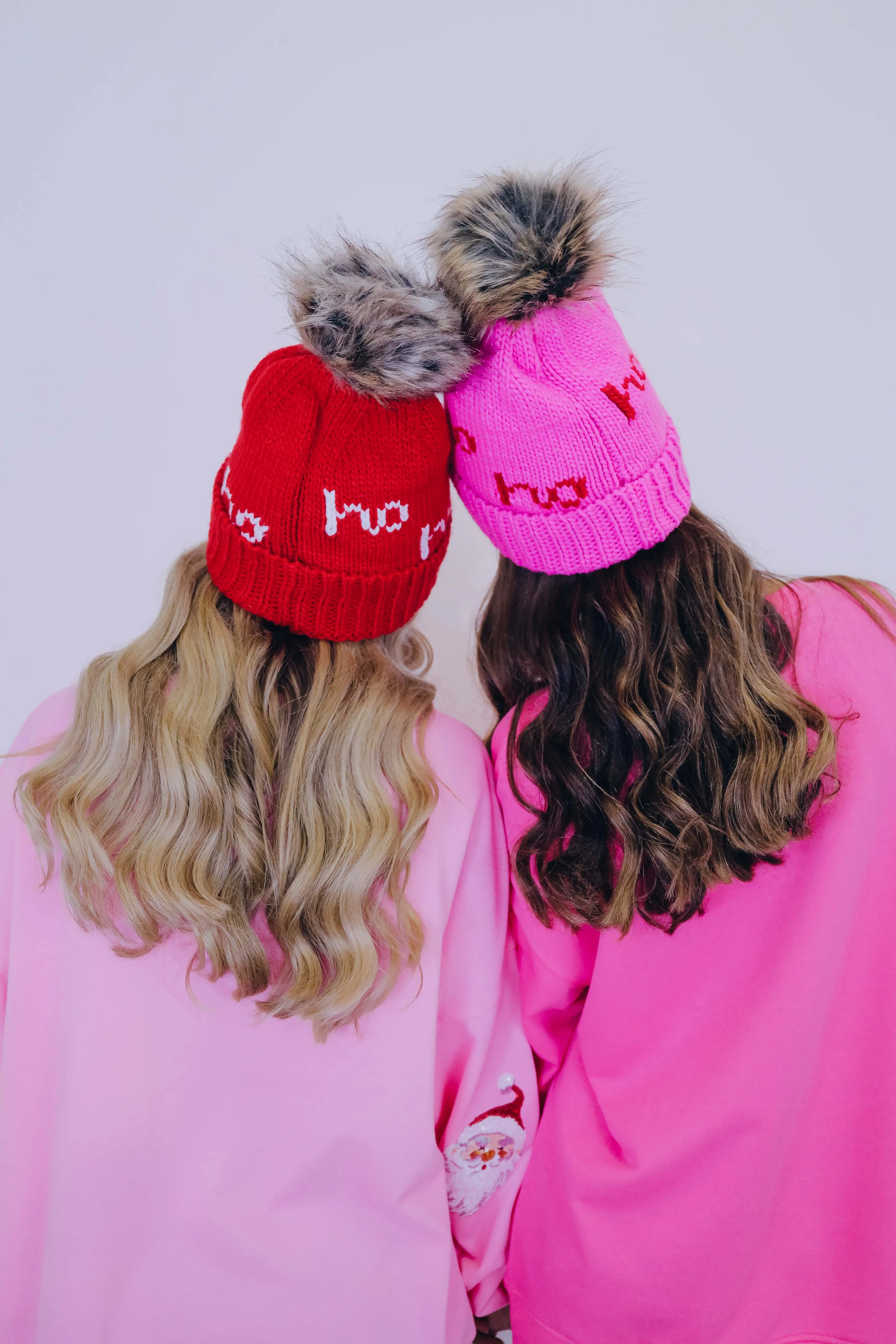 Ho Ho Ho Pom Beanie - 2 Colors